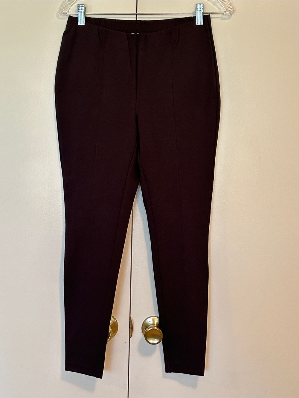 J. Jill brown Slim Ponte Leggings size SP